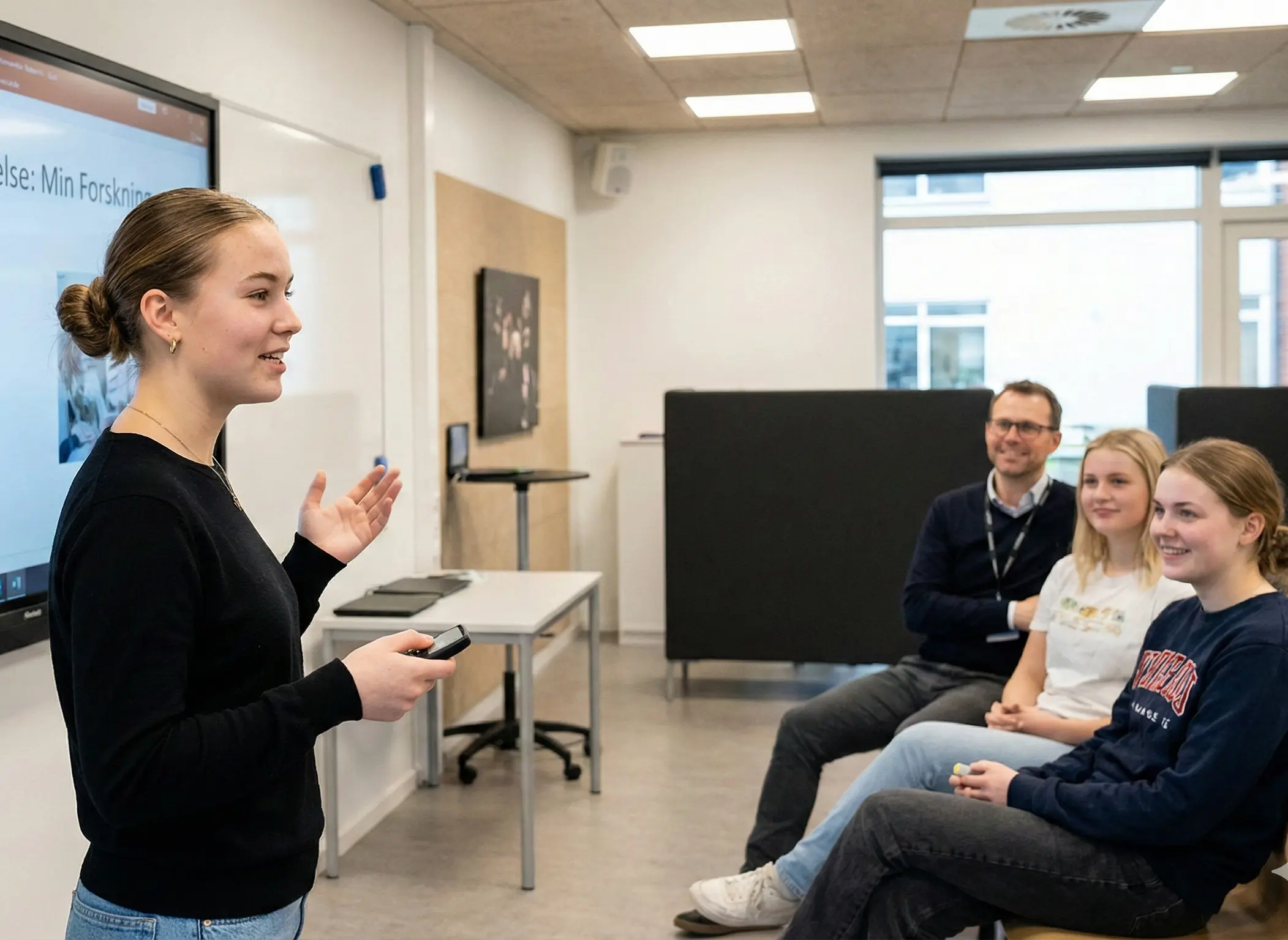 Fremlæggelse i klasselokale